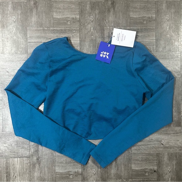 NWT JoyLab Women's Cropped Seamless Long Sleeve Tee Size XXL - Picture 6 of 6